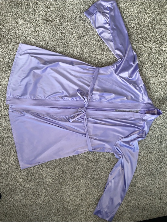 Savage X Fenty Other - Savage X Fenty Lavender Satin Lingerie Robe